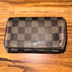 Pre-Owned-LVDamier Wallet